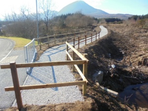 North Section showing pedestrian crossing